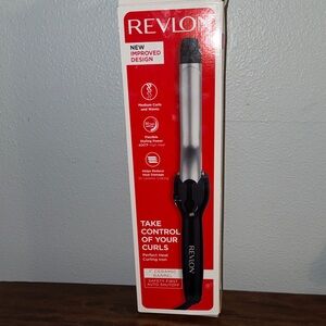 Revlon 1" Ceramic (3 x Coated) Barrel Perfect Heat Curling Iron NEW Condition